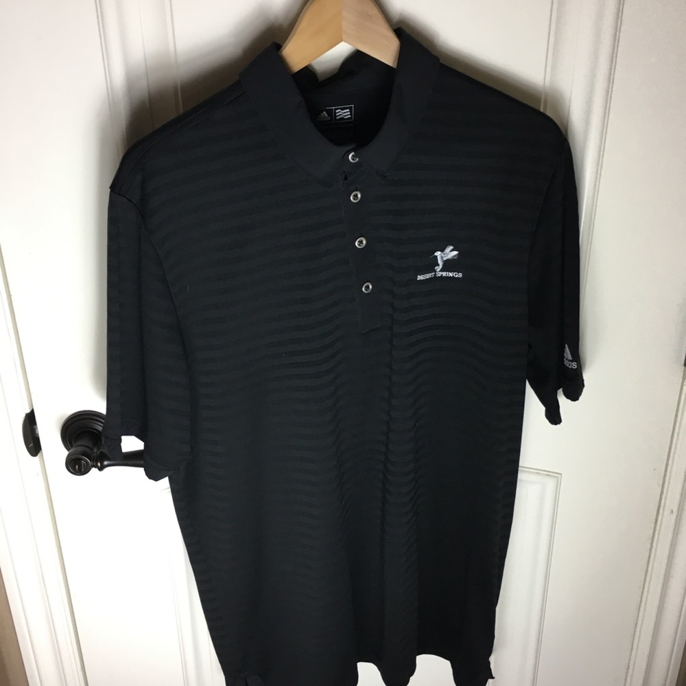 Adidas golf shirt from the DESERT SPRINGS resort in PALM DESERT.